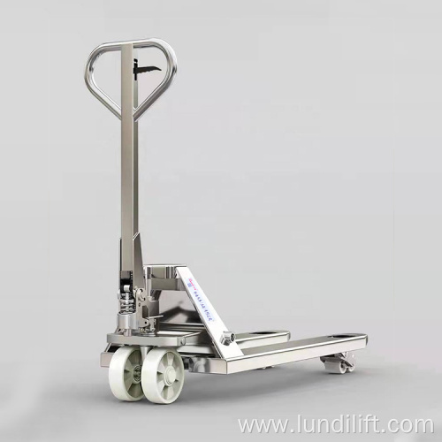 Manual hydraulic pallet truck